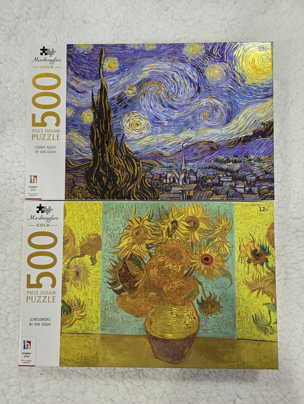 💖 Lot of two pazzles of Vincent Van Gogh pictures